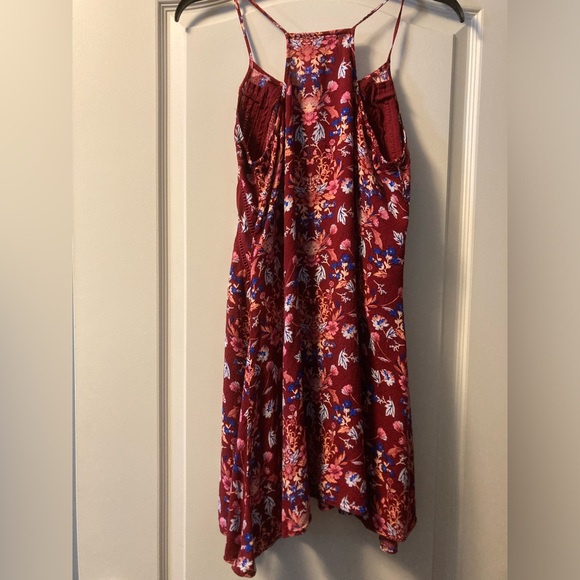 Juniors Pink Rose Sundress size large - Picture 2 of 5